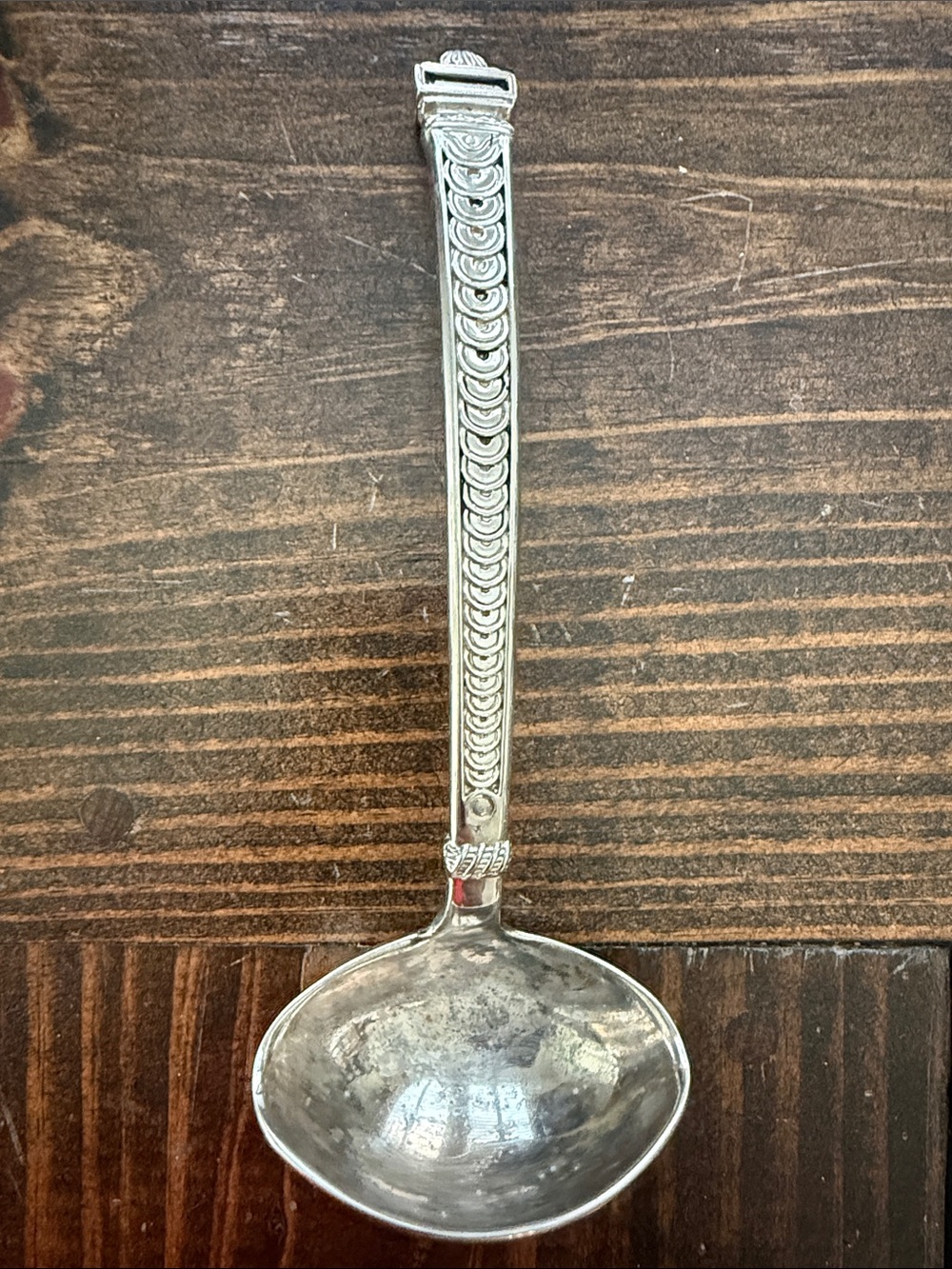 Godinger Silver-Tone Decorative Serving Ladle